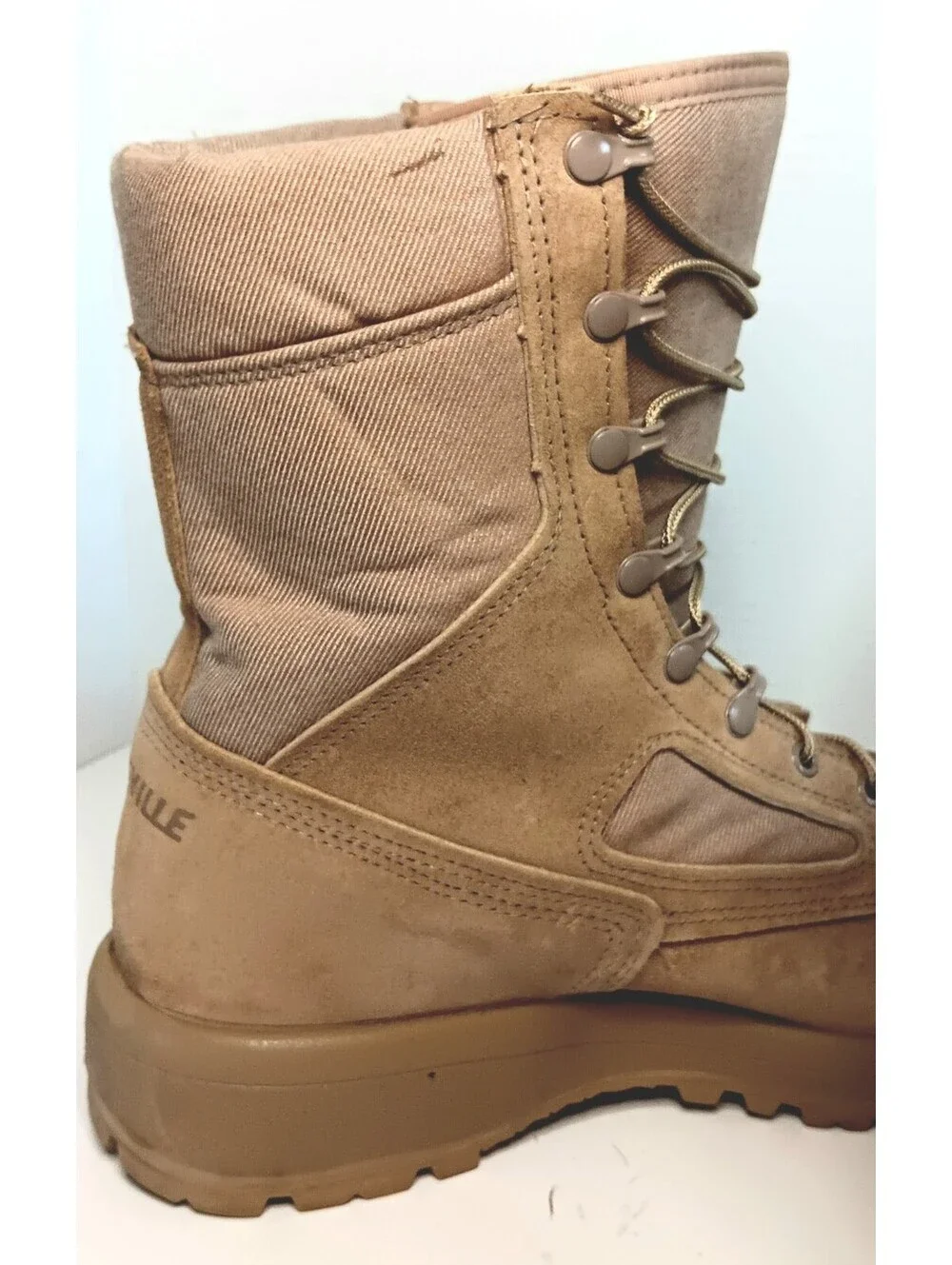 Belleville 390 DES Hot Weather Combat Boots Desert Tan 12R US Army Compliant EUC